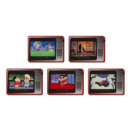 しんちゃんさん専用 AirQ270　黒 カートリッジ6本付 クレヨンしんちゃん TV型クリップバッジ 『嵐を呼ぶ モーレツ!オトナ